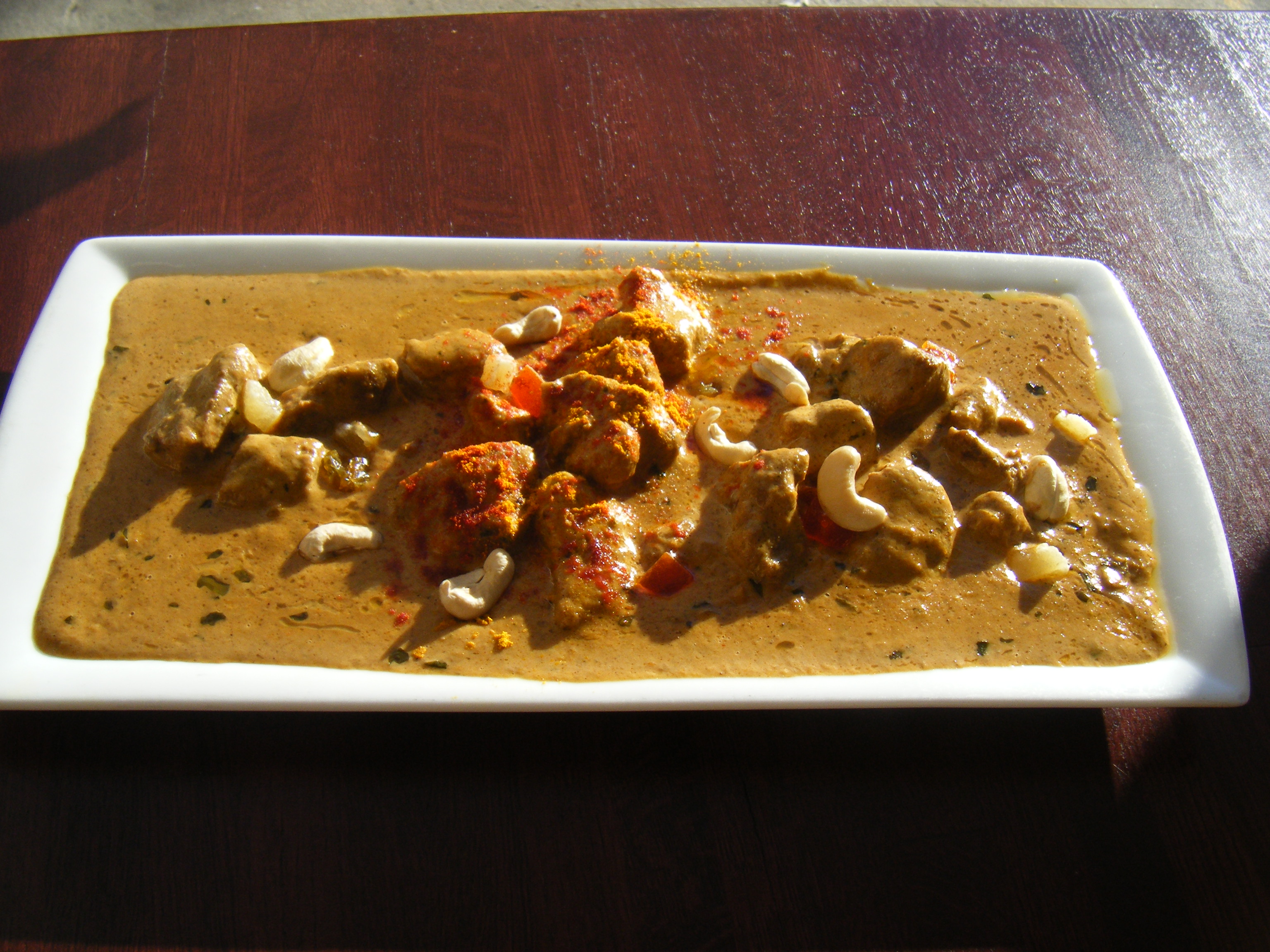 MUGHLAI CHICKEN  -SERVED WITH RICE